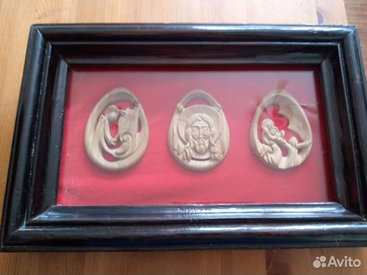 Резная картина в стекле