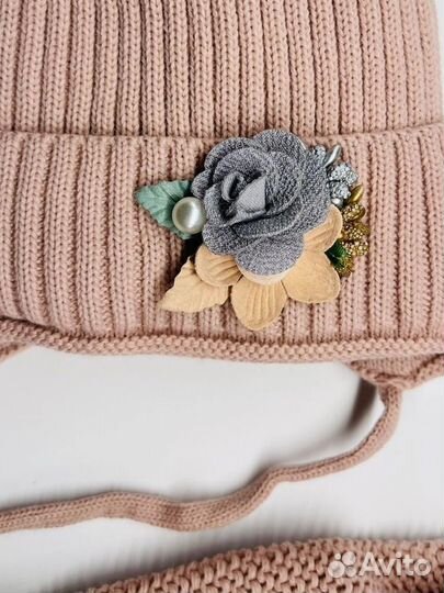 Шапка и снуд Elfoxo для девочки 53-56 новая