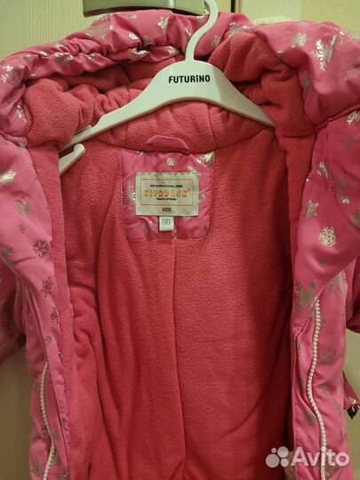 Зимний комбинезон для девочки, 80 см