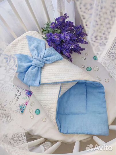 Конверт на выписку для новорожденного на лето