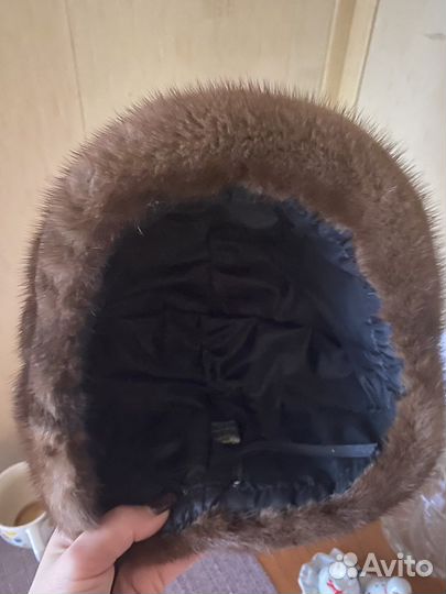 Кепка норковая женская