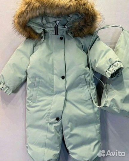Комбинезон зимний для девочки 80 - 104 (5 цветов)