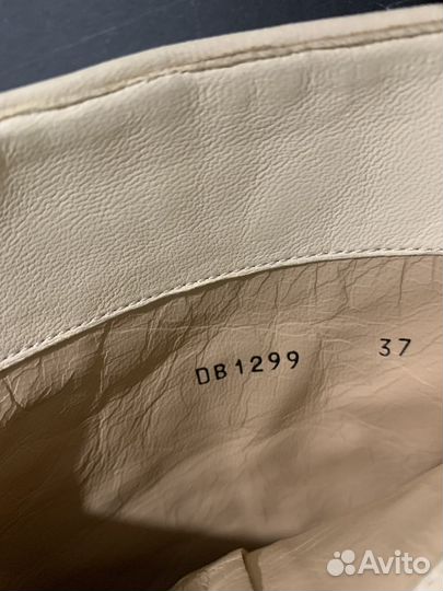 Сапоги бежевые шпилька Италия bruno magli 37