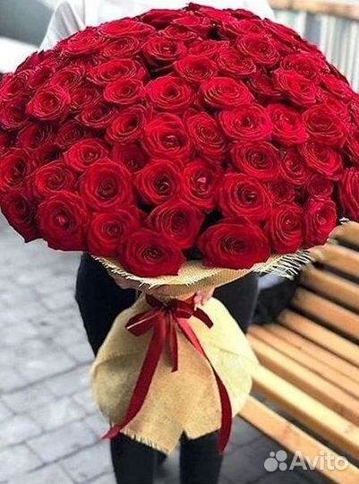 Букет роз 101 роза 51 роза