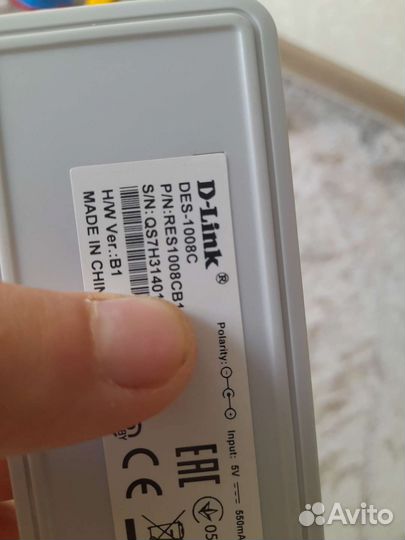 Коммутатор D-Link des 1008c 8 портов