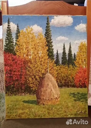 Картина маслом на холсте А. Пичугин