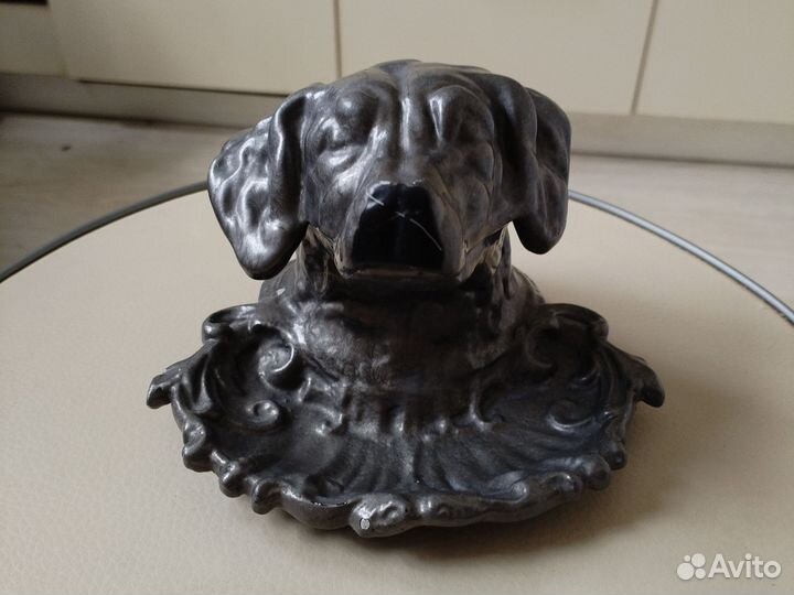 Голова собаки пепельница. СССР