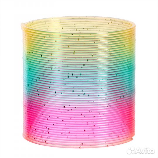Пружинка радуга блеск игрушка