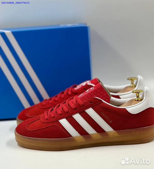 Кроссовки Adidas Gazelle Red (Арт.80000)