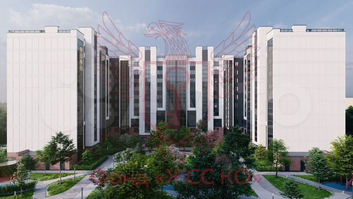 2-к. квартира, 69,4 м², 6/10 эт.