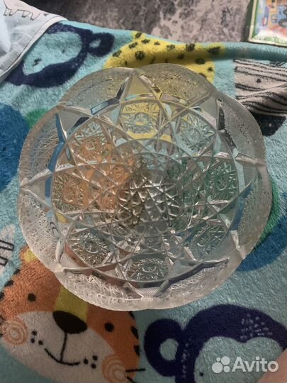 Салатник хрустальный