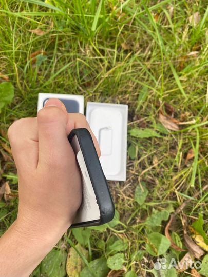 Чехол iPhone 13 Mini Кожаный Magsafe