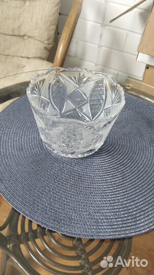 Конфетница хрусталь СССР