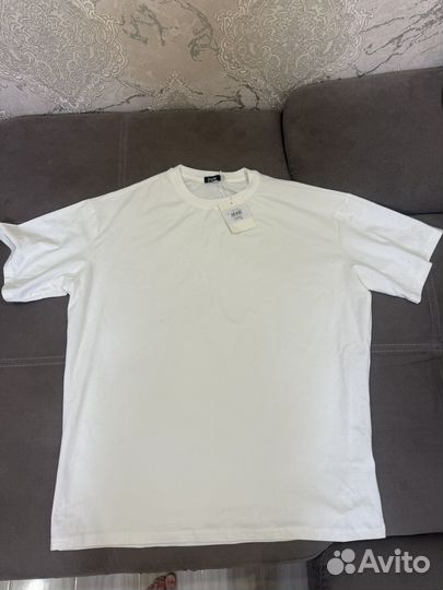 Футболка молочная оверсайз