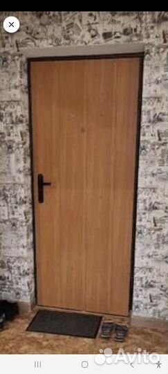 Дверь входная металлическая от застройщика