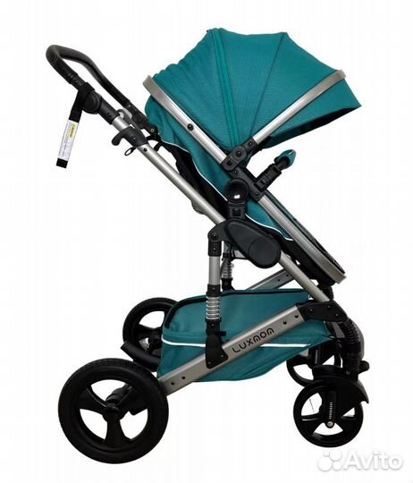 Коляска трансформер Luxmom 558 (2в1), изумрудный