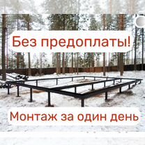 Монтаж винтовых свай