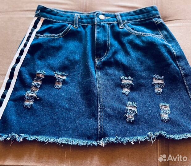 Юбка джинсовая