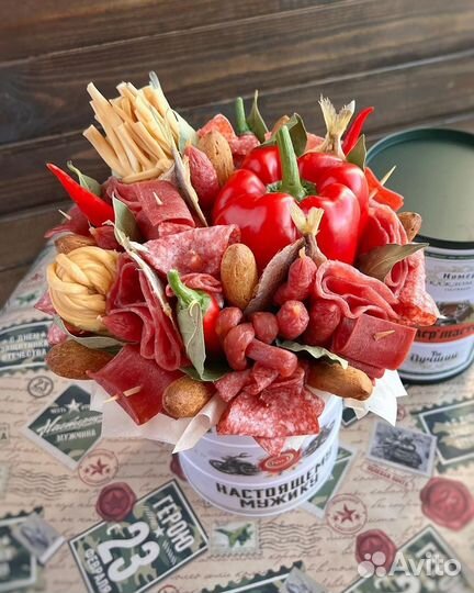 Съедобные букеты для мужчин