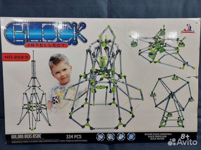 Детский конструктор Intellect Block