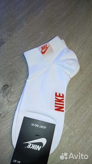 Носки белые короткие 10 пар