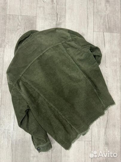 Джинсовая вельветовая куртка Zara