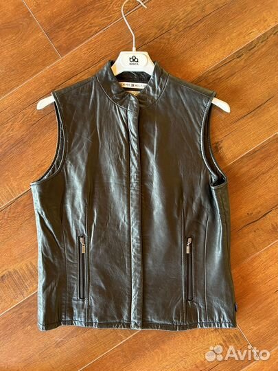 Жилет Tommy Hilfiger кожа натуральная оригинал