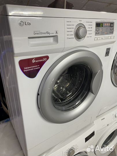 Стиральная машина LG direct drive 6 кг