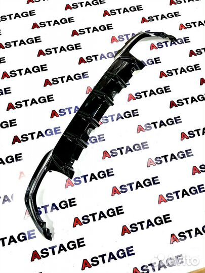 Диффузор задний вставка BMW G20 Competition 2*2