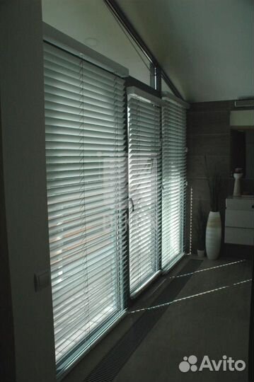 Деревянные жалюзи с замером и установкой