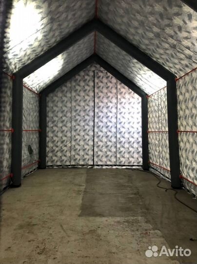 Каркасная надувная палатка. Временный бокс