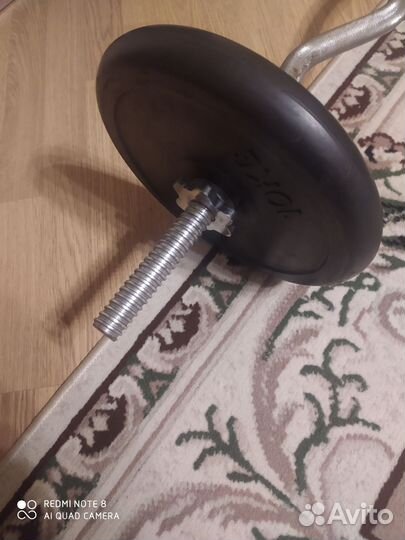 Штанга с блинами бу