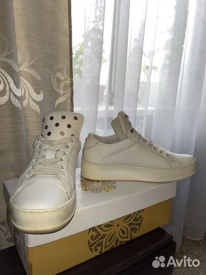 Кожаные кеды gino rossi