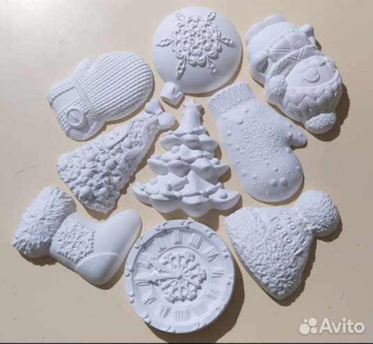 Декоративные фигурки из гипса