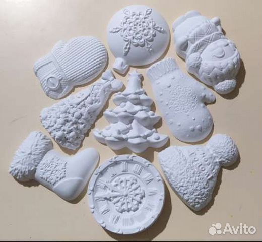 Декоративные фигурки из гипса