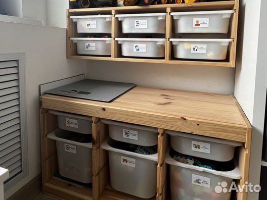 Наклейки для организации хранения игрушек