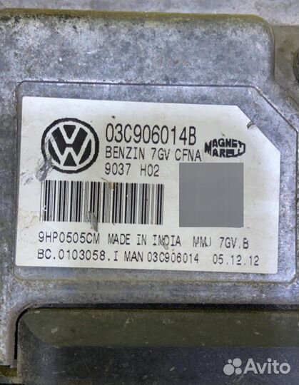 Эбу двигателя Volkswagen Polo седан cfna 2013