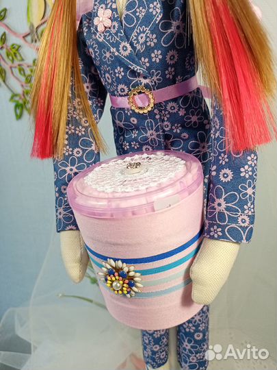 Кукла-держатель для ватных палочек