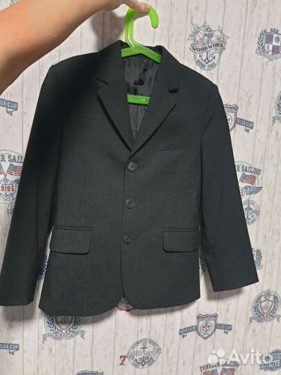 Пиджак школьный для мальчика 134