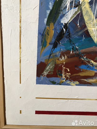 Картина абстракция акрил
