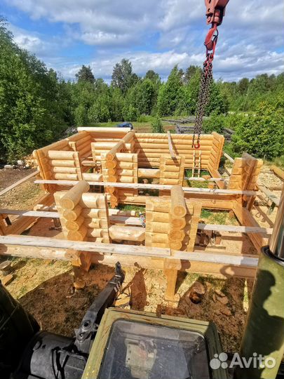 Срубы домов и бань