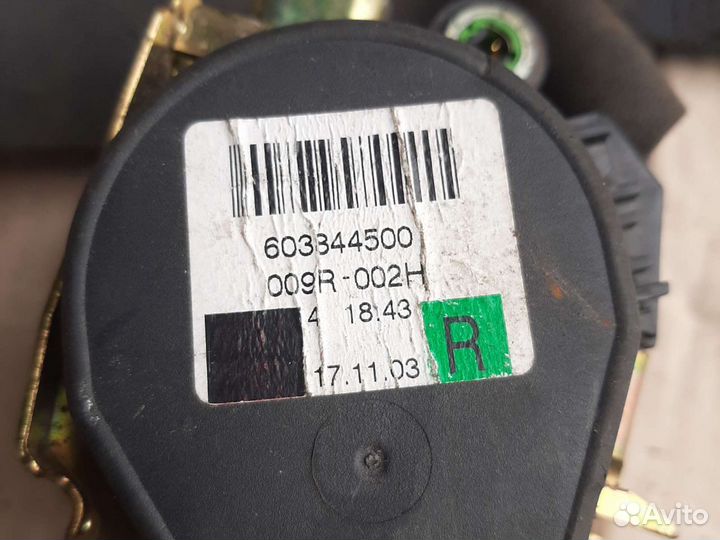 Ремень безопасности Форд Фокус передний правый