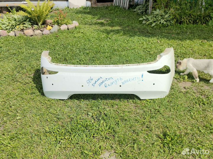 Задний бампер hyundai solaris седан 2015