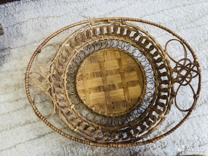 Корзинки для украшения интерьера