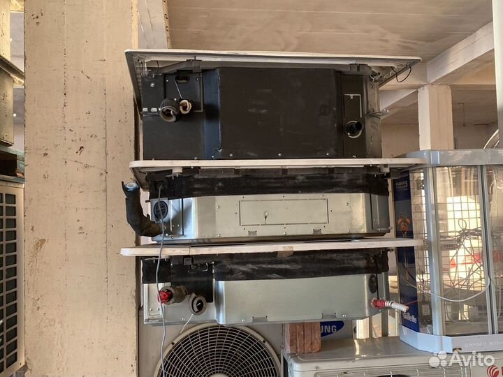 Кассетный кондиционер samsung. Б/у