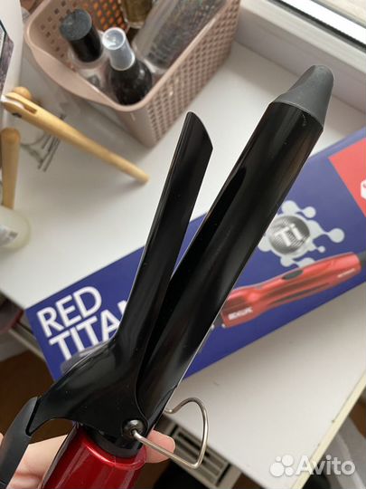 Плойка для волос Dewal Red 25мм