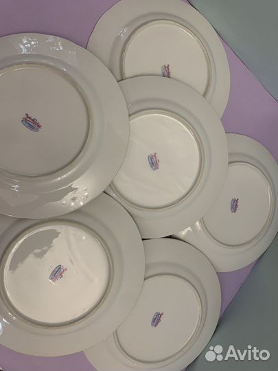 Тарелки периода СССР на 6 персон японские Yamatsu