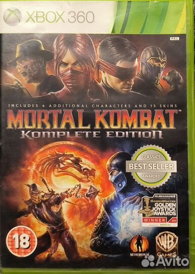 Mortal Kombat Komplete Edition xbox 360 лицензия