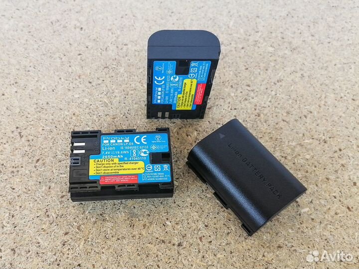 LP-E6 аккумулятор Новый для Canon 2650mAh Зарядник