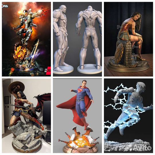 Много Фигурок из Dc комиксов